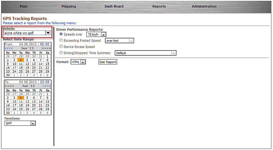 supratrack Driver Performance Reports